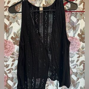 NWOT tie front crochet tank from Old Navy